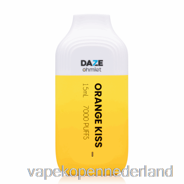 Elektronische Sigaret Vape 7 Daze Ohmlet 7000 Wegwerp Oranje Kus